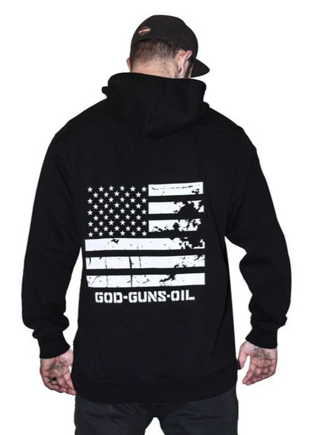 American God Guns Oil Hoodie